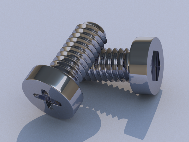 Rendered Image of Bolts